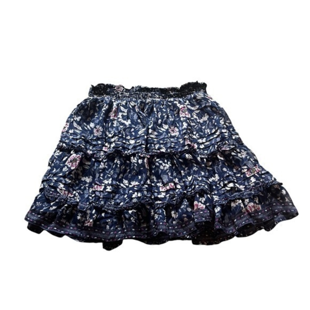 Vineyard vines preppy floral ruffle skirt